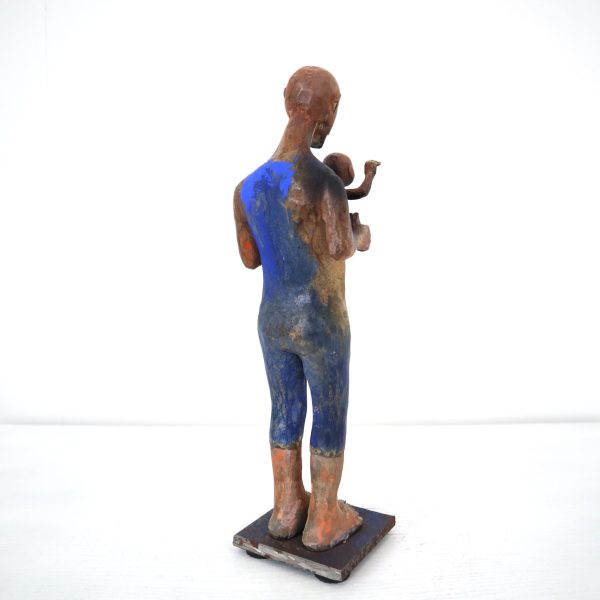 St Joseph and the Golden child, Polychrome Wood
31cm High