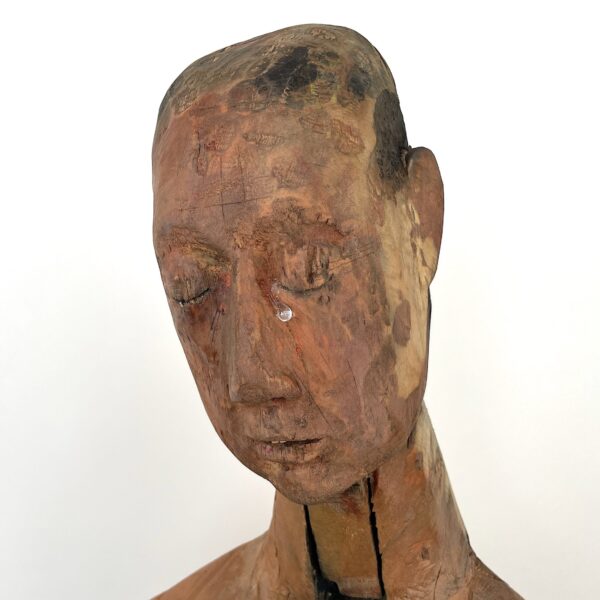 Carlos Zapata , Stigmata, Polychrome Wood, 1.85Mt High