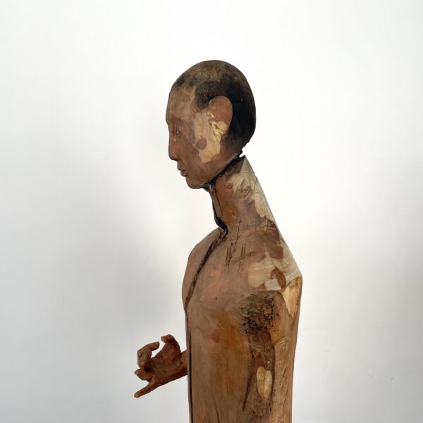 Carlos Zapata , Stigmata, Polychrome Wood, 1.85Mt High